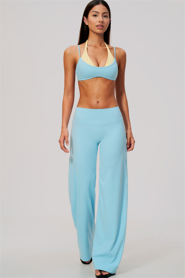 The Cascade Sports Bra Straight Leg Pants 2-Piece Set