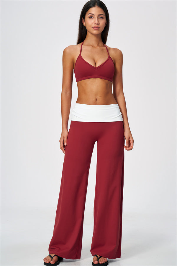 The Joyous Sports Bra Straight Leg Pants 2-Piece Set