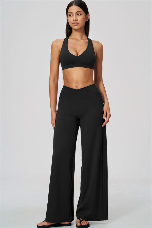 The Soiree Sports Bra Straight Leg Pants 2-Piece Set