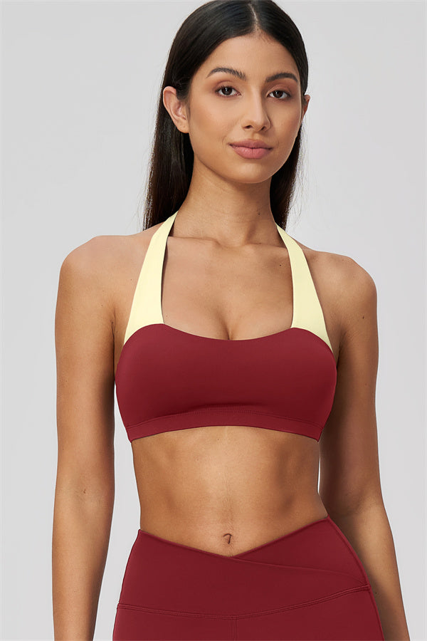 The Soiree Halter Sports Bra