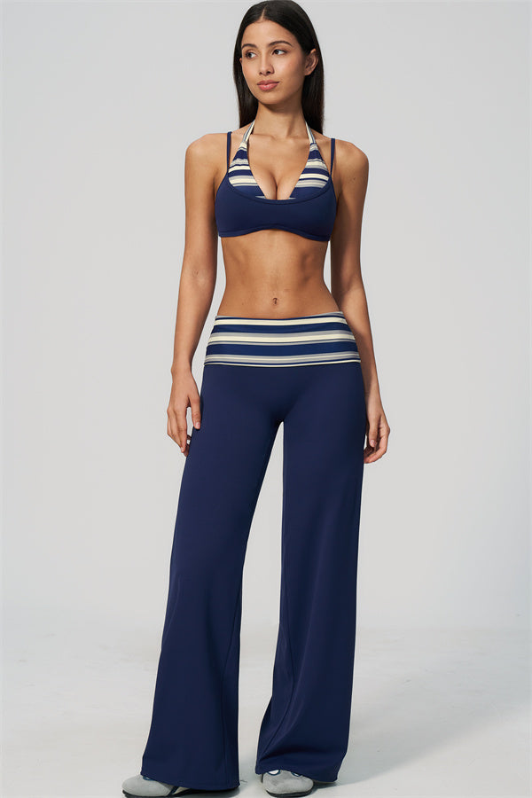 The Enliven Sports Bra Straight Leg Pants 2-Piece Set