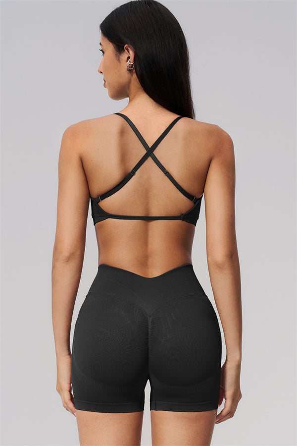 The Camille Sports Bra Shorts 2-Piece Set
