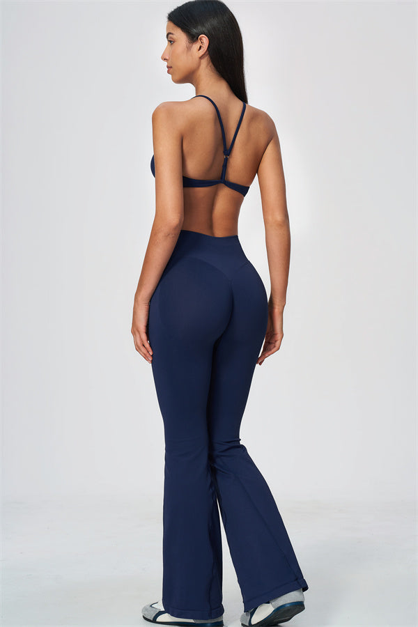 The Wanderlust Sports Bra Flared Leggings 2-Piece Set