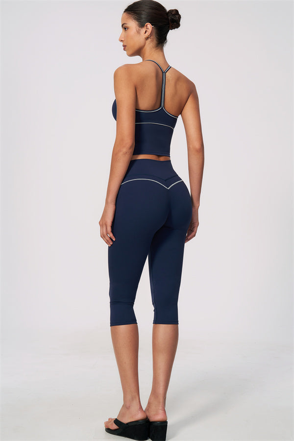 The RebelFit Tank Top Capri Leggings 2-Piece Set