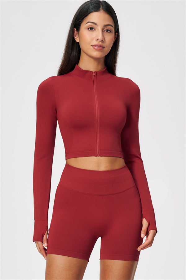 The Wanderlust Cropped Jacket Shorts 2-Piece Set