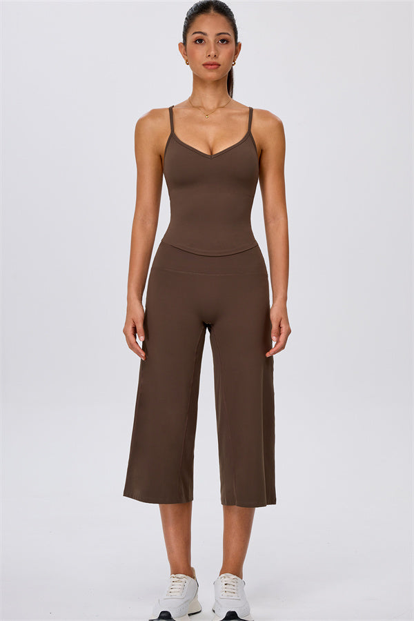 The Energize Tank Top Wide Leg Crop 2-Piece Set