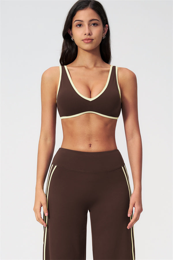 The Evoke Sports Bra Straight Leg Pants 2-Piece Set