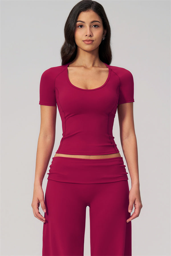 The Daring T-shirt Straight Leg Pants 2-Piece Set