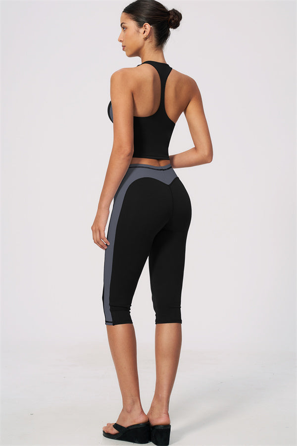 The Sandstone Tank Top Capri Leggings 2-Piece Set