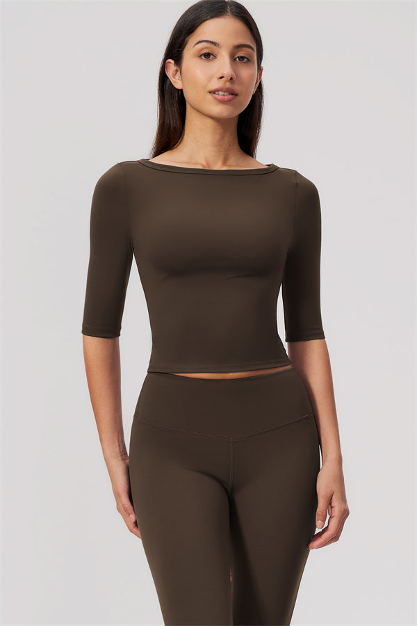 The Flow Motion Half-Sleeve T-Shirt Leggings 2-Piece Set