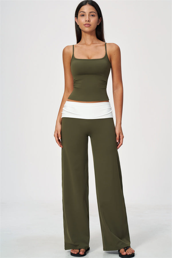 The Joyous Tank Top Straight Leg Pants 2-Piece Set