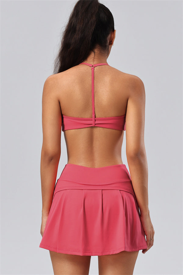 The Velora Sports Bra Skirt 2-Piece Set
