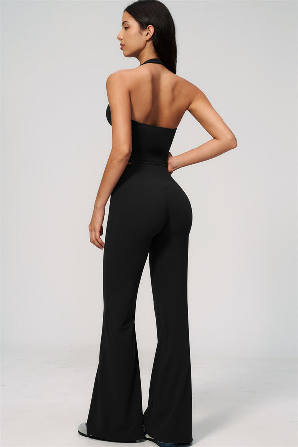 The Lox Crop top Flared Leggings 2-Piece Set