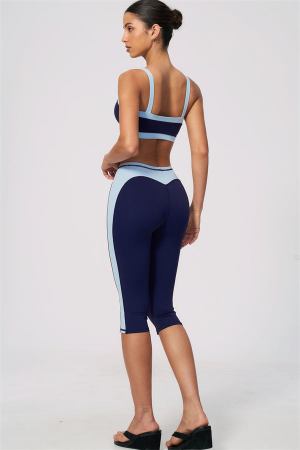The Sandstone Sports Bra Capri Leggings 2-Piece Set