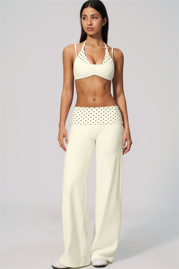 The Enliven Sports Bra Straight Leg Pants 2-Piece Set