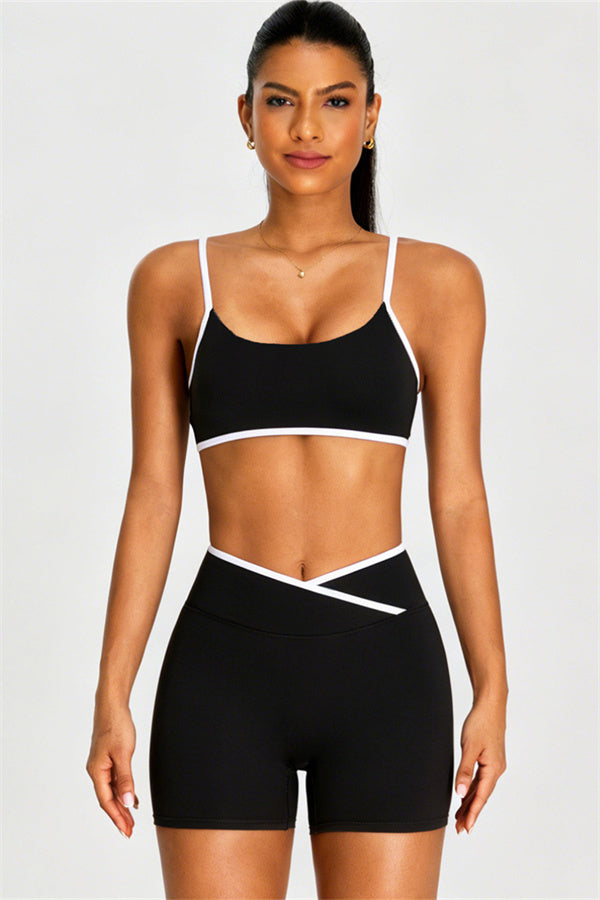 The Dwell Sports Bra Shorts 2-Piece Set