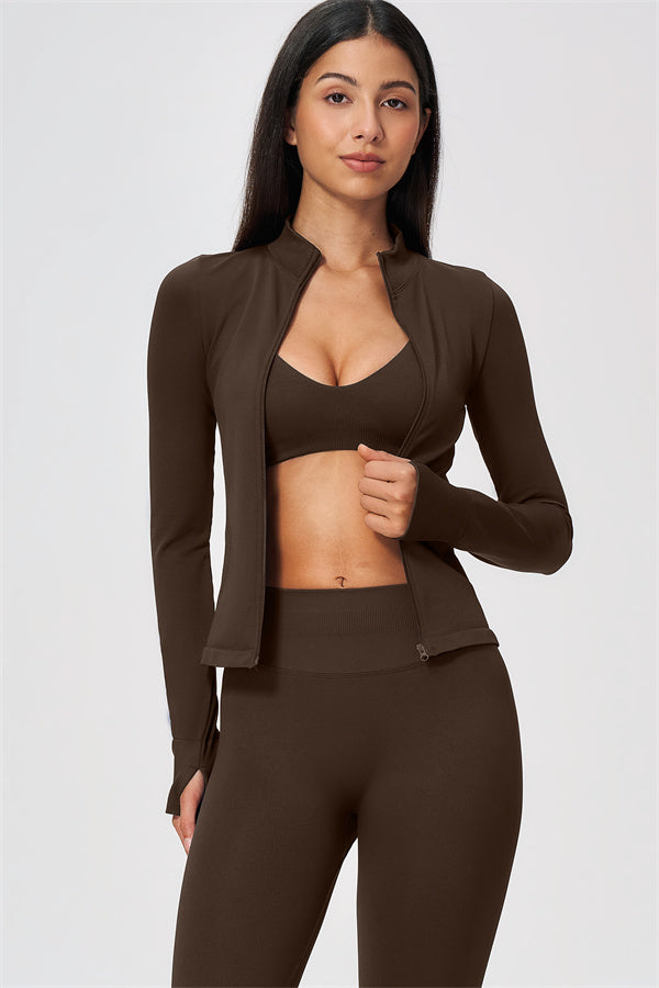 The Wanderlust Jacket Sports Bra Leggings 3-Piece Set
