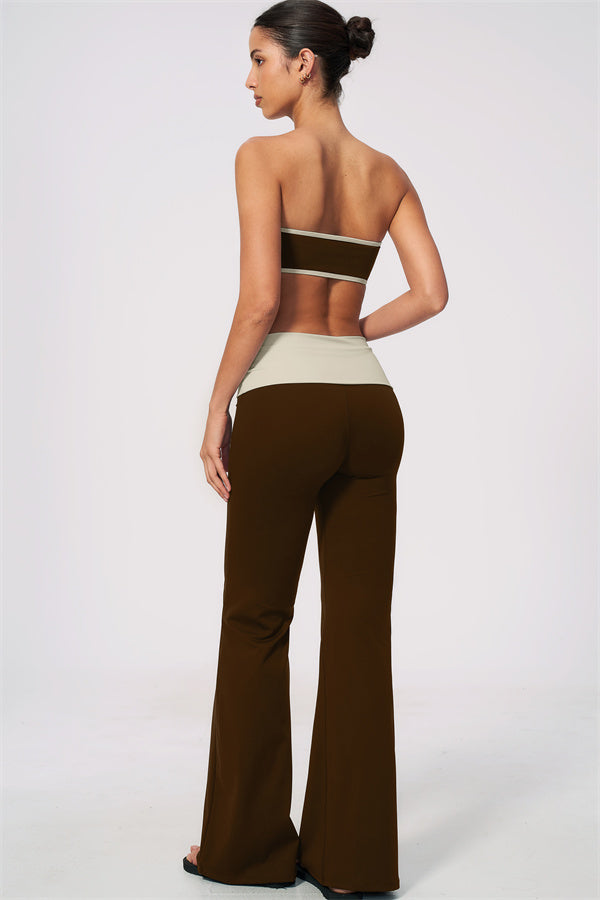The Heat Sports Bra Flared Leggings 2-Piece Set
